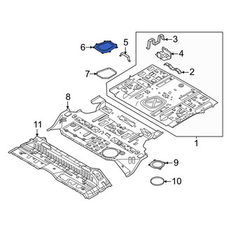 Nissan OE - Rear Trunk Floor Access Cover