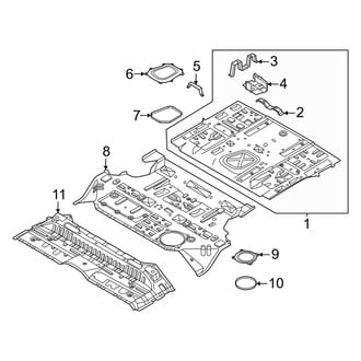 Nissan OE - Rear Body & Floor - Floor & Rails (Floor Pan & Components)