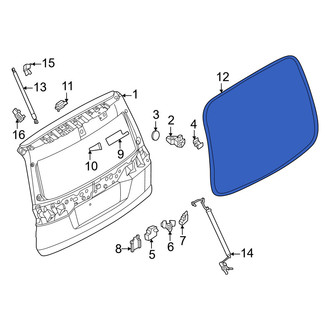 Nissan OE - Rear Hatch Seal
