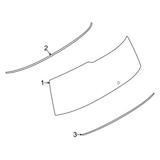 Nissan OE - Lift Gate - Glass (SL / SV)