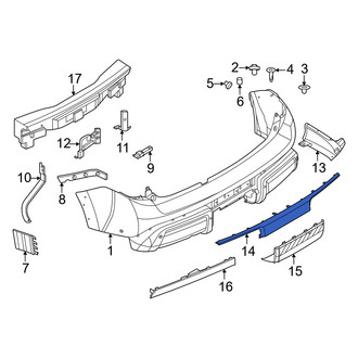 Nissan OE - Rear Inner Bumper Trim