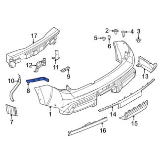 Nissan OE - Rear Left Bumper Guide