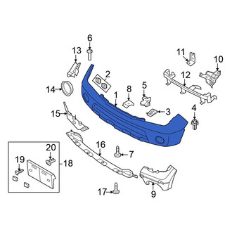 Nissan OE - Front Bumper Cover