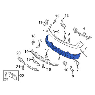 Nissan OE - Front Bumper Face Bar