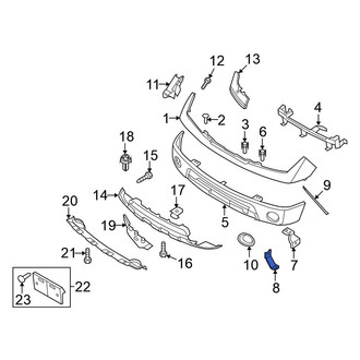 Nissan OE - Right Bumper Face Bar Bracket