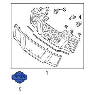 Nissan OE - Front Grille Emblem