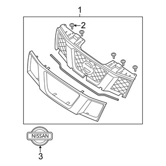 Nissan OE - Grille & Components
