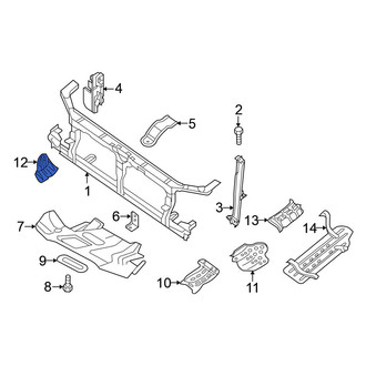 Nissan OE - Front Center Floor Pan Heat Shield
