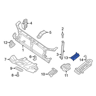 Nissan OE - Right Floor Pan Heat Shield