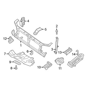 Nissan OE - Radiator Support