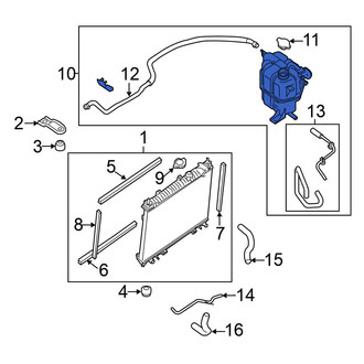 Nissan OE - Engine Coolant Reservoir