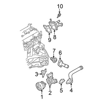 Nissan OE - Cooling - Water Pump (2.5L)