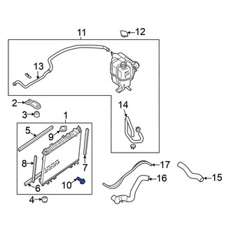 Nissan OE - Radiator Drain Plug