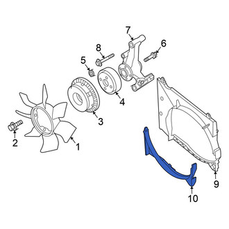 Nissan OE - Front Lower Engine Cooling Fan Shroud