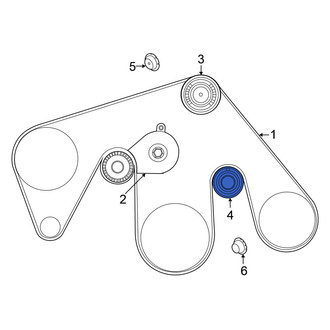 Nissan OE - Accessory Drive Belt Idler Pulley