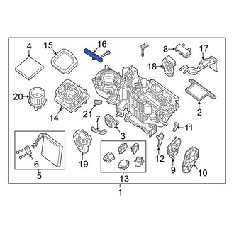 Nissan OE - HVAC Air Inlet Housing