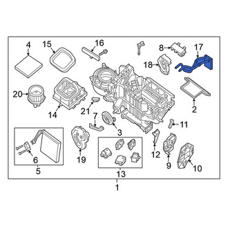 Nissan OE - HVAC Heater Core