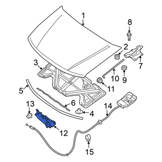 Nissan OE - Front Hood Latch