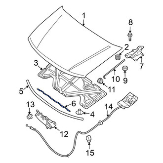 Nissan OE - Hood Seal