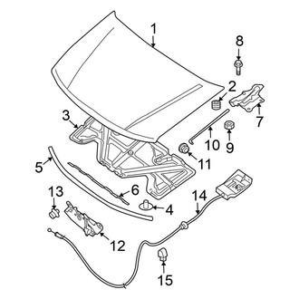 Nissan OE - Hood & Components