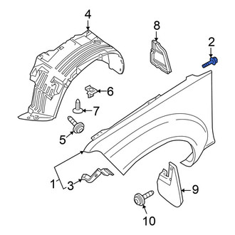 Nissan OE - Fender Liner Screw
