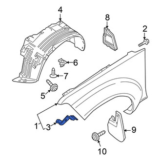 Nissan OE - Left Fender Bracket