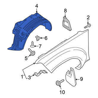 Nissan OE - Front Left Fender Splash Shield