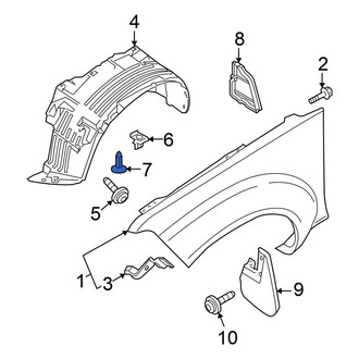 Nissan OE - Rear Mud Flap Nut