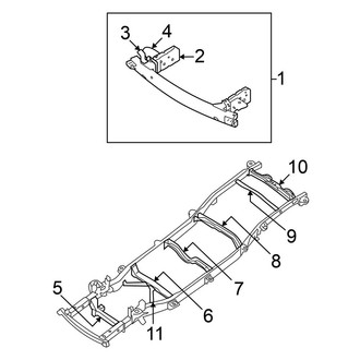 Nissan OE - Frame - Crossmembers & Components