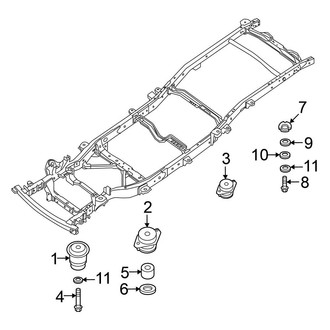 Nissan OE - Frame - Body Mounting