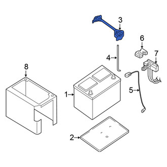 Nissan OE - Battery Hold Down