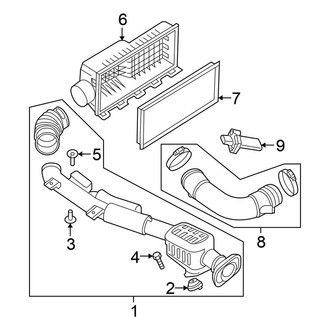 Nissan OE - Engine - Air Intake (2.5L)