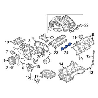 Nissan OE - Lower Engine Intake Manifold Gasket