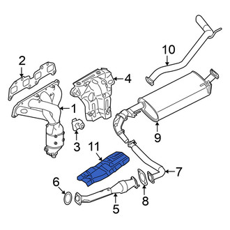Nissan OE - Front Center Floor Pan Heat Shield
