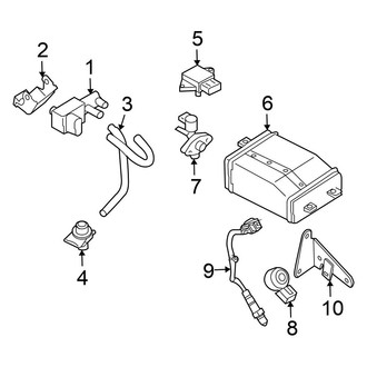 Nissan OE - Emission System - Emission Components (2.5L)