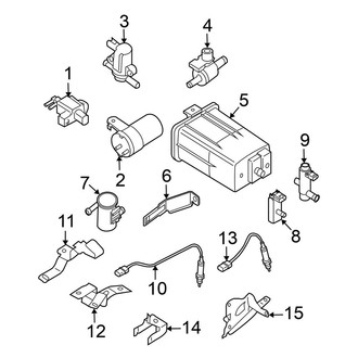 Nissan OE - Emission System - Emission Components (4.0L)