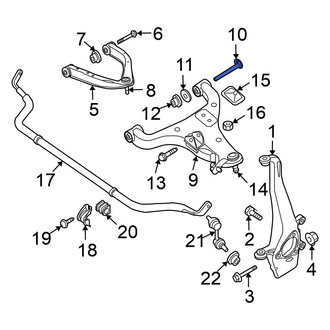 Nissan OE - Rear Lower Suspension Control Arm Bolt