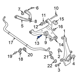 Nissan OE - Rear Lower Suspension Control Arm Bolt