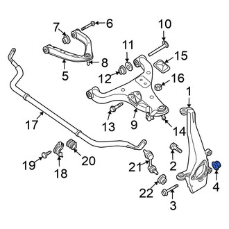 Nissan OE - Lower Suspension Control Arm Nut