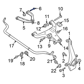 Nissan OE - Front Upper Suspension Control Arm Bolt