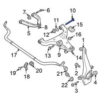 Nissan OE - Rear Lower Suspension Control Arm Bolt