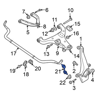 Nissan OE - Front Right Suspension Stabilizer Bar Link