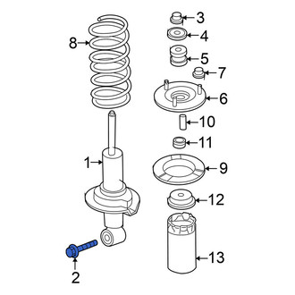 Nissan OE - Suspension Strut Bolt