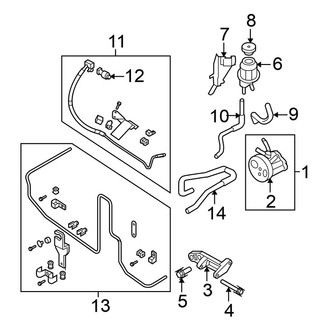 Nissan OE - Steering Gear & Linkage - Pump & Hoses (4.0L)