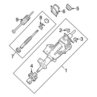 Nissan OE - Steering Column Assembly