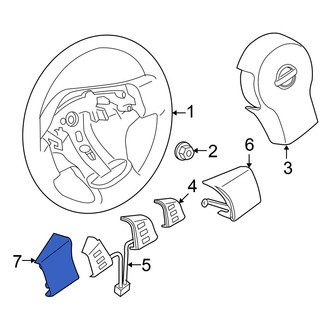 Nissan OE - Left Steering Wheel Trim