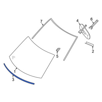 Nissan OE - Windshield Insulator