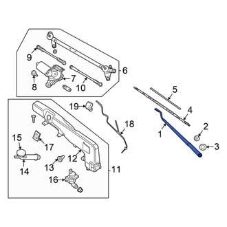 Nissan OE - Left Wiper Arm