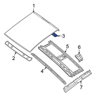 Nissan OE - Rear Roof Header Panel