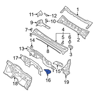 Nissan OE - Left Lower Inner Engine Compartment Insulation